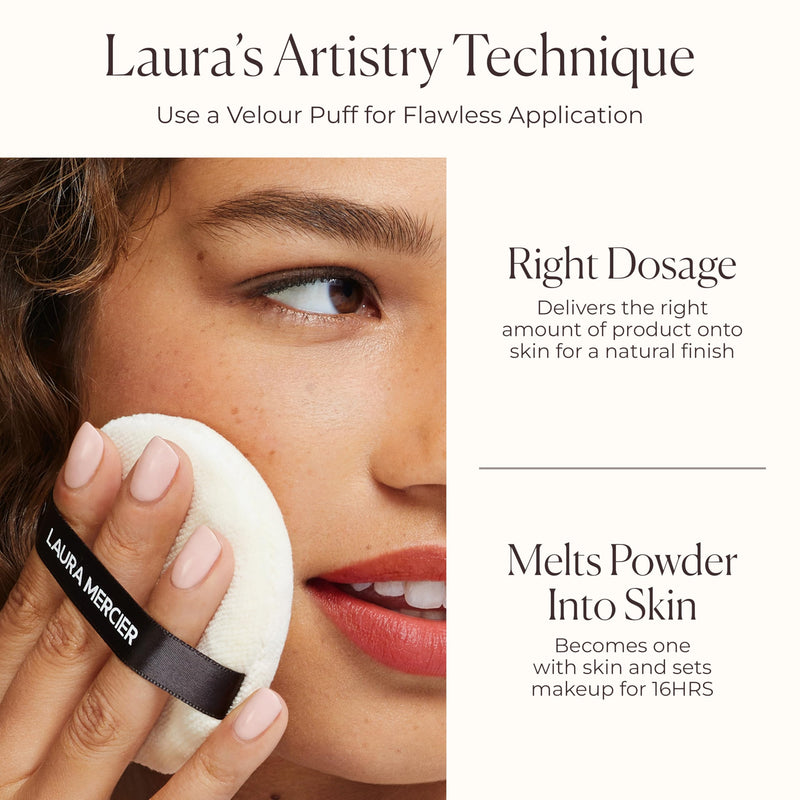 Laura Mercier Artistry Icons Set - Mini Translucent Loose Setting Powder and Mini Caviar Stick Eye Shadow (Amethyst)