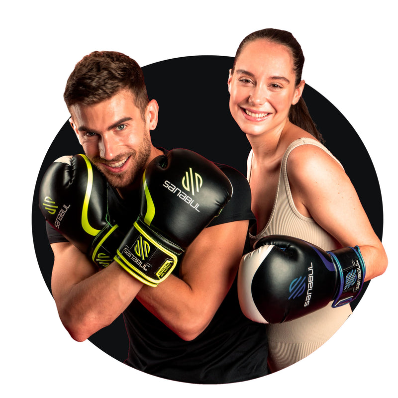 Sanabul Essential Gel Boxing Gloves for Men & Women, Kickboxing MMA, Muay Thai Gloves and Heavy Bag Training Punching & Sparring AllBlack 10 oz