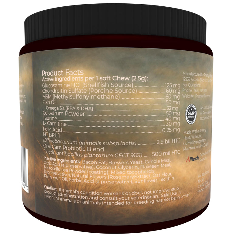 Cocker Spaniel Multivitamins, 90 Count, Made in the USA with Real Bacon.