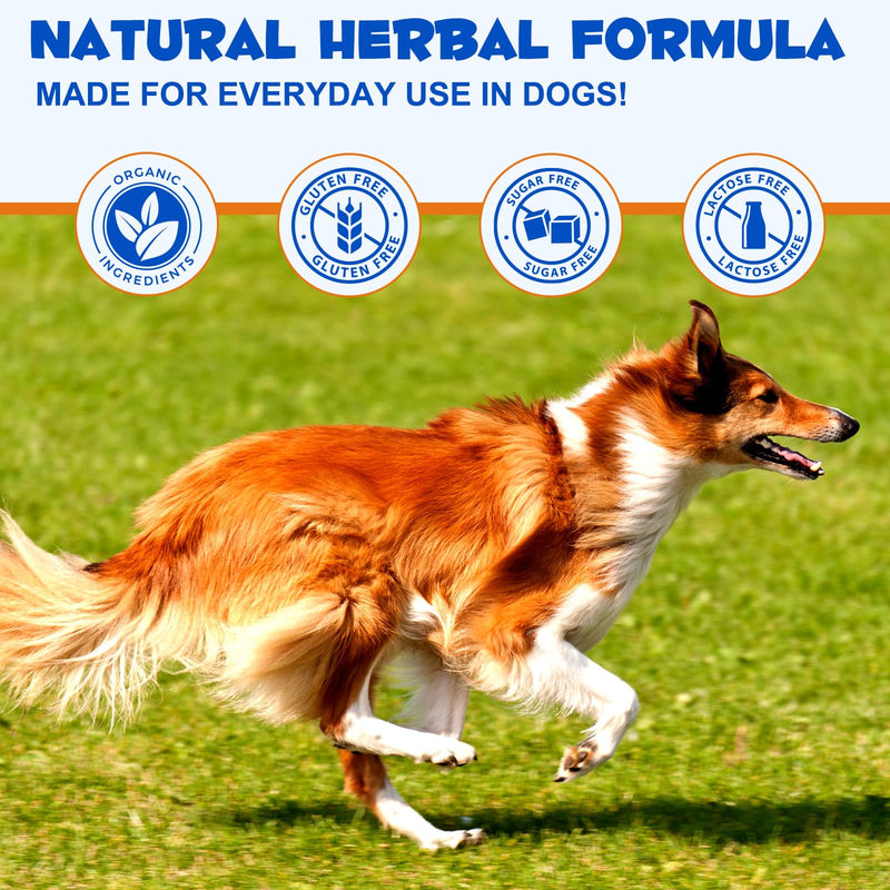 60ml Dog Joint Support Supplement, Hip & Joint Care for Dogs, With Chondroitin & Turmeric Oil for Joints Comfort & Mobility Support, Pet Supplement for Older & Stiff Dog