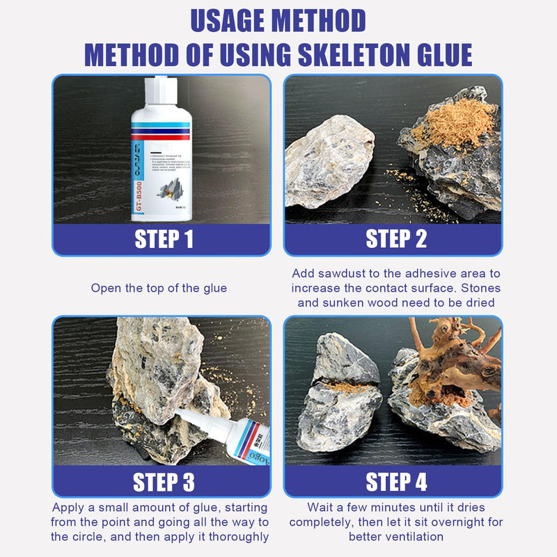 Aquarium Glue, 2Pcs Coral Glue, Aquarium Glue Fish Safety, Quick Drying, Reef Glue for Plants Moss Aquascaping, Water Plant, Moss, Coral, Stone, Wood, Freshwater and Saltwater Aquascape - BeesActive Australia