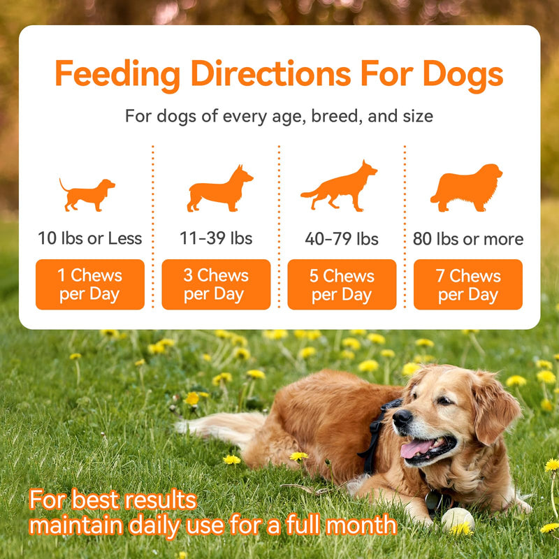 Dog Allergy Chews, Dogs Allergy Relief Chews for Paw Ears Eyes Itchy Skin Coat Supplement, Dog Itching Relief with Probiotics & Colostrum for All Breeds & Sizes Salmon 90 Count