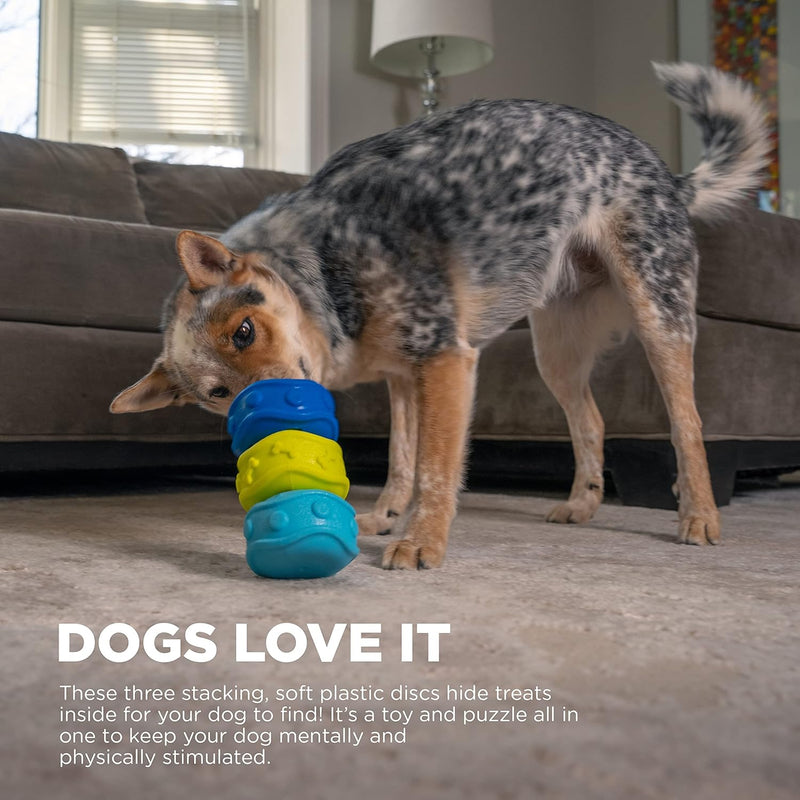 Outward Hound Treat Locking Discs Dog Treat Dispenser Puzzle Toy - BeesActive Australia