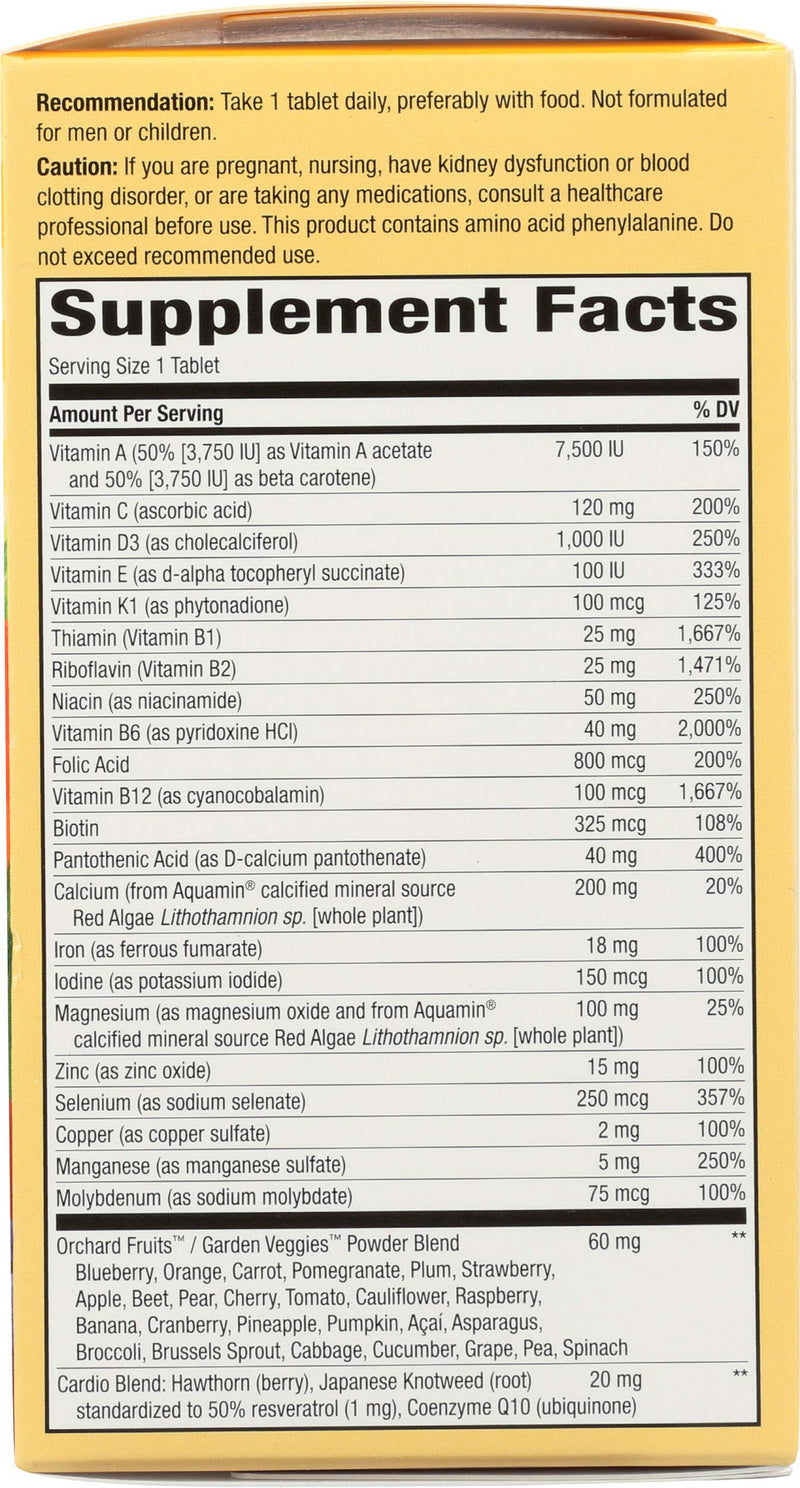 Nature's Way Alive! Once Daily Womens, 60 CT (Pack of 3) 60 Count (Pack of 3)