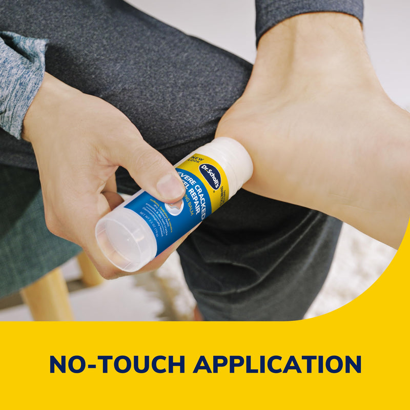Dr. Scholl's Severe Cracked Heel Repair Restoring Balm 2.5oz, with 25% Urea for Dry, Cracked Feet, Heals and Moisturizes for Healthy Feet, Epsom Salt Soothes, Safe for Diabetics, 3-pack 1 Count (Pack of 3)