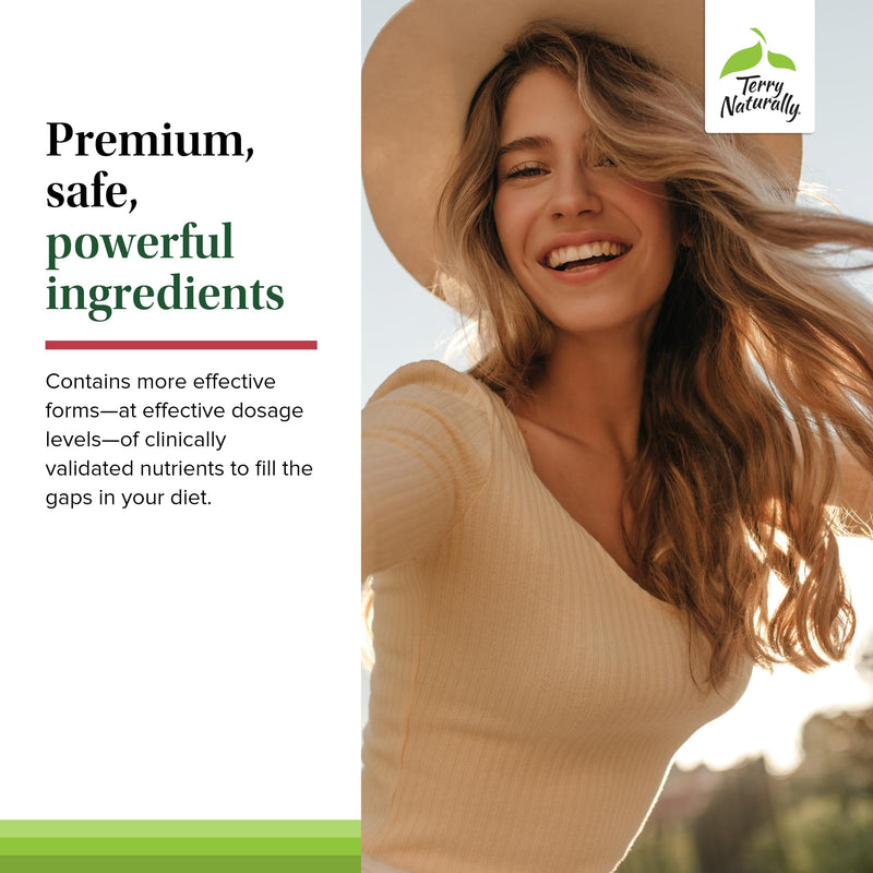Terry Naturally Clinical Essentials - Bone & Immune Health - 60 Count | Bone, Cardiovascular and Immune Health Support. 60 tablets.