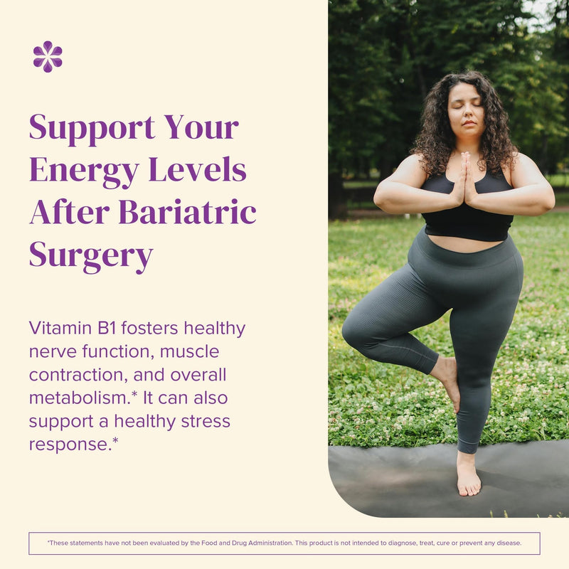 BariMelts Vitamin B1, 180 Fast-Dissolving Tablets (6-Month Supply), Sugar-Free Bariatric Vitamins for Women, Natural Berry Flavor 90 Count (Pack of 2)