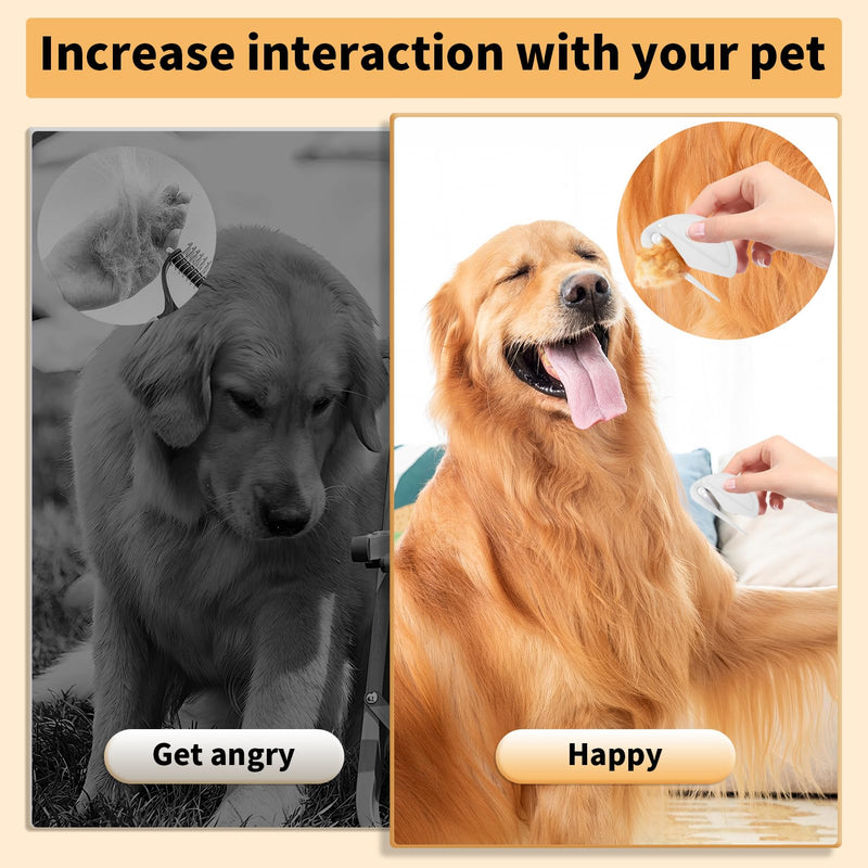 5pcs Pet Knotting Comb，De Knotting Comb for Cats，Dog，Multifunctional Pet Grooming Tool,Pet Hair Removal Tool，Pet Knotting Comb for Medium to Long Hairs for Removing Tangled and Loose Hair - BeesActive Australia