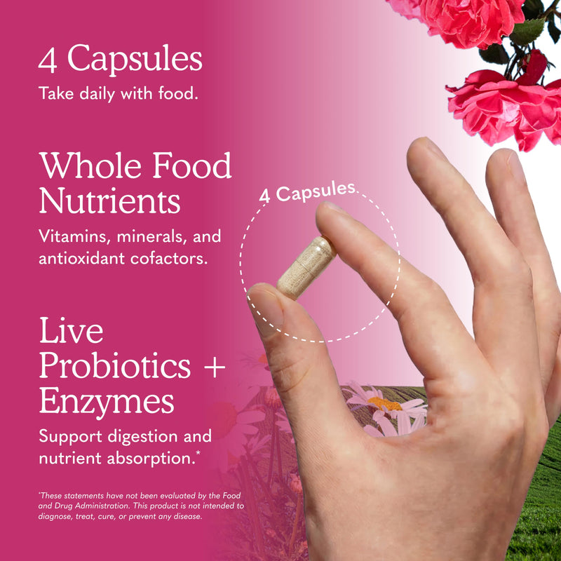 Garden of Life Multivitamin for Women, Vitamin Code Women's Multi - Whole Food Womens Multi Vitamins, Iron, Folate not Folic Acid, Vitamin A and Probiotics for Womens Energy, 120 Vegetarian Capsules 120 Count (Pack of 1)