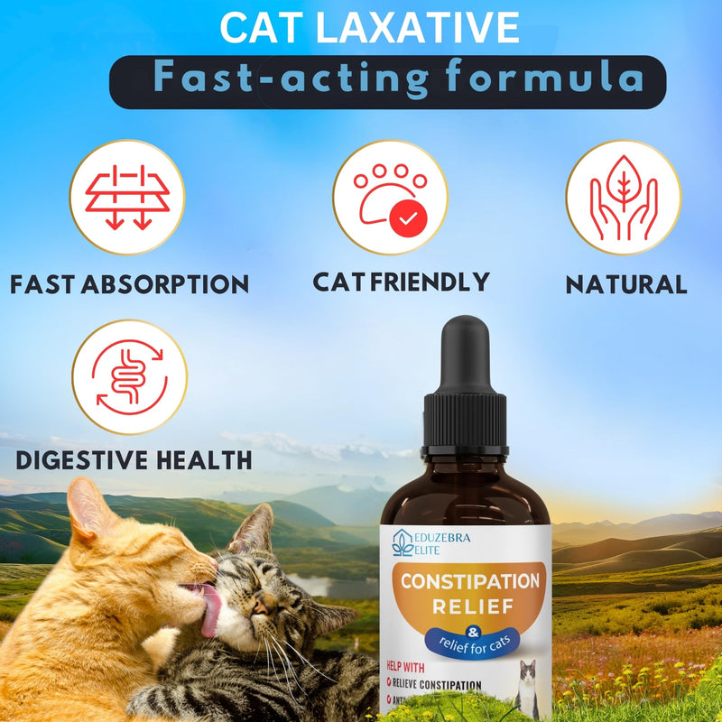 Cat Constipation Relief, Constipation Relief for Cat, Cat Laxative Constipation Relief, Cat Stool Softener, Cat Laxative, Promotes Digestive Health. - BeesActive Australia