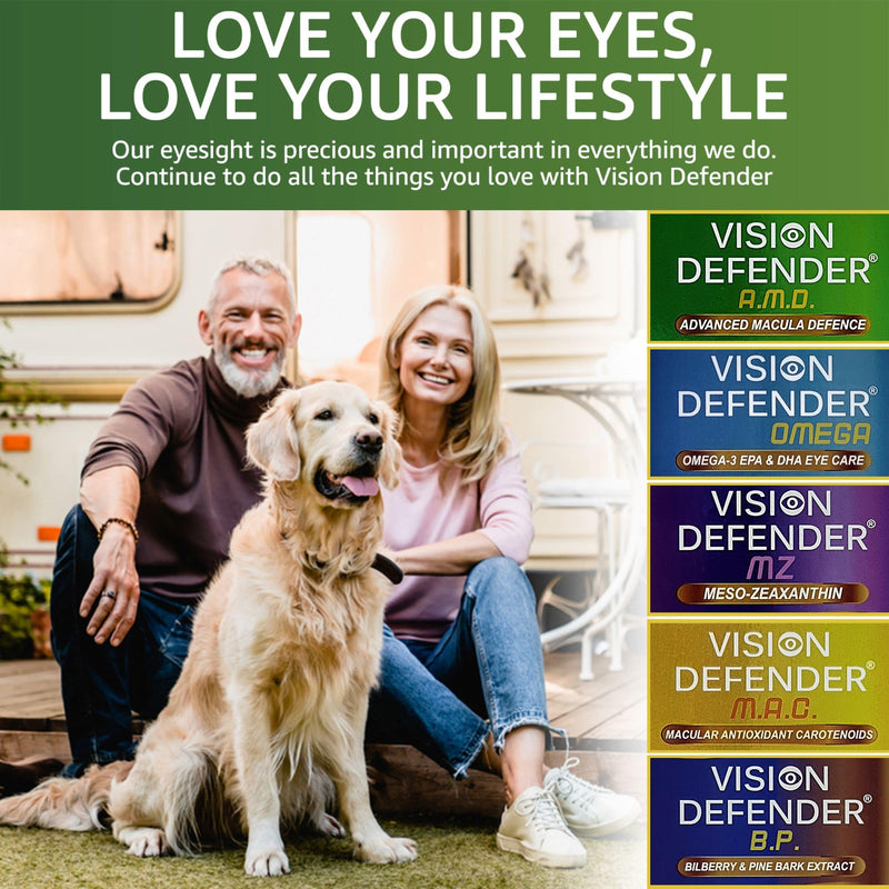 Vision Defender Plus Eye Supplement: AREDS2 Formula Vitamins, Minerals (Lutein, Zinc) Enhanced with Meso-Zeaxanthin for Complete Eyes/Eyesight Health Care & Support. 60 Easy-to-Swallow Vegan Capsules | Enhanced Eye Health Vitamins, Lutein & Zeaxanthin,...