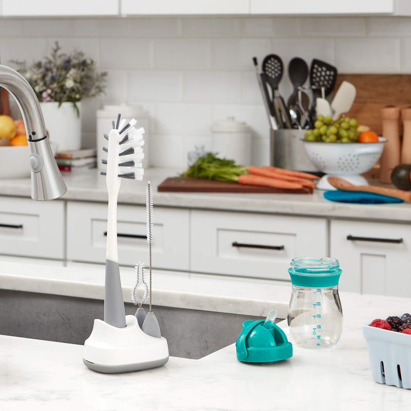 OXO Tot Water Bottle and Straw Cup Cleaning Set Brush Set - Gray - BeesActive Australia