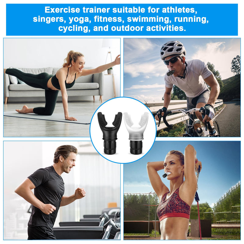 2PCS Portable Exercise Trainer with Resistance Adjustable,Adjustable to Different Fitness Compact Exercise Device Improve Strength and Endurancee