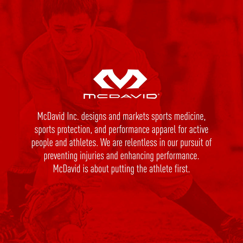McDavid Knee Brace, Maximum Support with Polycentric Hinges & Cross Straps, Comfortable Compression & Extra Stability Large