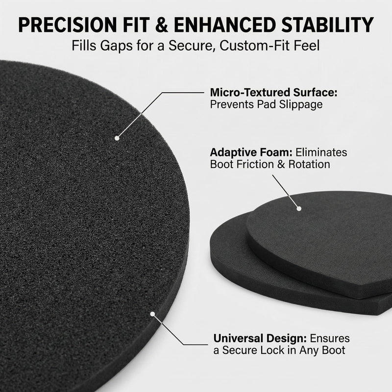 Horse Hoof Balance Pads Trim to Fit Boot Inserts Shock Absorbing Cushion for Asphalt & Rocky Terrain Supportive Pads for Sensitive Hooves & Barefoot Transition 6mm/12mm Thick Black 1 Pair 12mm