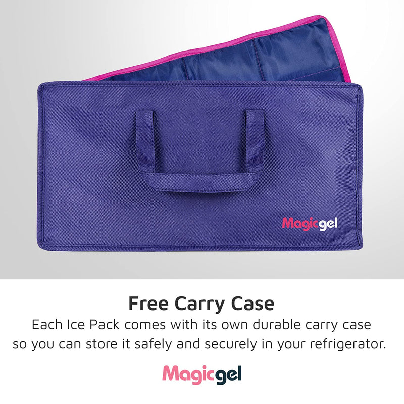 Magic Gel Horse Ice Pack with Carry Case - Cooling Horse Leg Wraps for Hock, Ankle, Knee, Legs, Boots, and Hooves | Horse Tack & Horse Supplies - Single Ice boots for horses 1 Count (Pack of 1) - BeesActive Australia