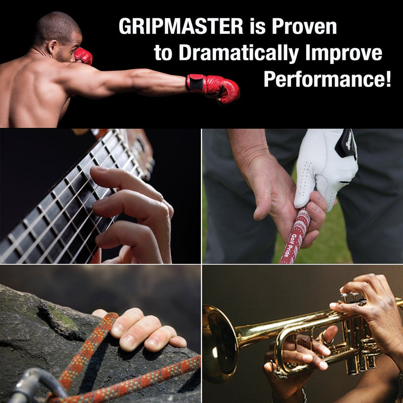 Prohands Gripmaster Hand Exerciser, Finger Exerciser (Hand Grip Strengthener), Spring-Loaded, Finger-Piston System, Isolate & Exercise Each Finger 7 lb (Medium Tension) Red - Gripmaster