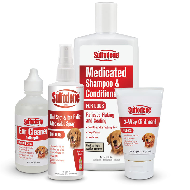 Sulfodene Dog Wound Care Ointment, Relieves Pain & Prevents Infection For Dog Cuts, Scrapes, Bites and Injuries, 2 Ounce - BeesActive Australia
