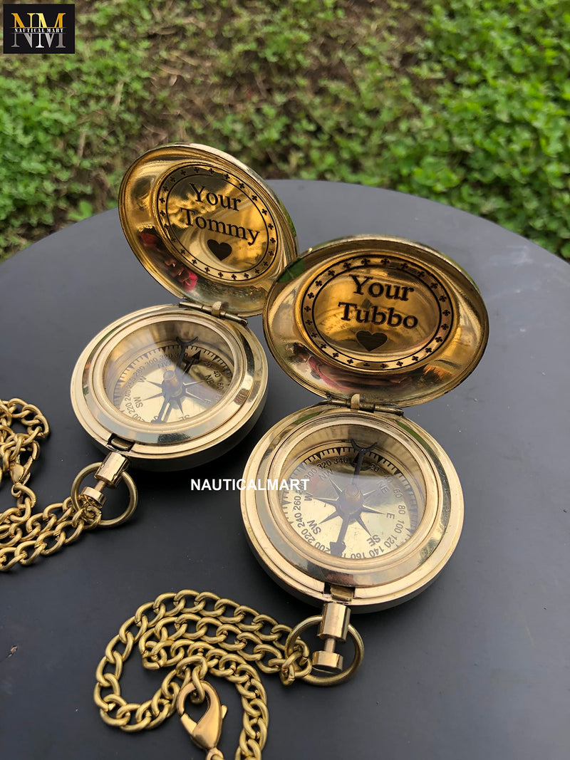 Brass Compass, Your Tommy Compass, Birthday Gifts, Working Compass, Dual Set Compass, Great Gifts