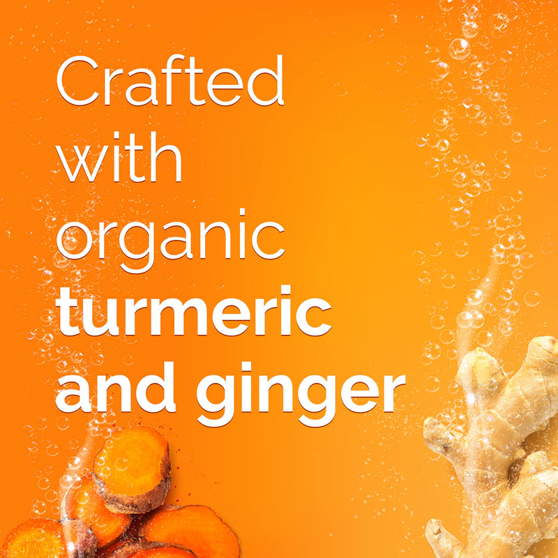 Emergen-C Citrus-Ginger Fizzy Drink Mix, Turmeric and Ginger, Immune Support, Natural Flavors with High Potency Vitamin C, 18 Count - BeesActive Australia