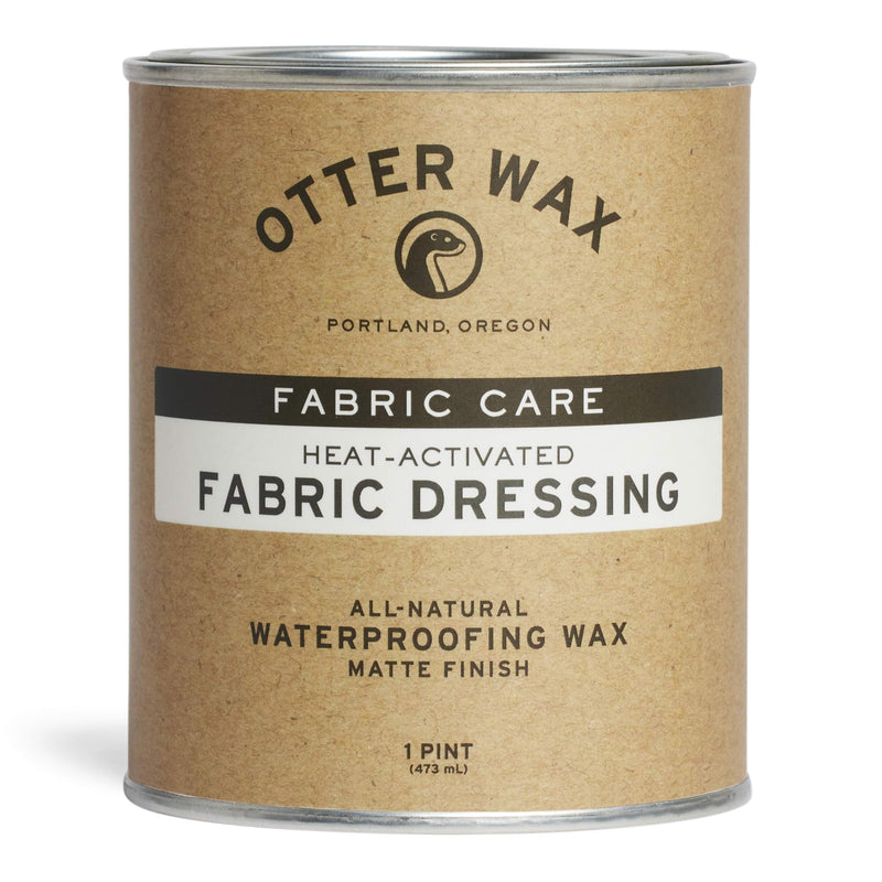 Otter Wax Heat-Activated Fabric Dressing | 1 Pint | All-Natural Canvas Water Repellent | Made in USA 1 Pint Tin (Pack of 1) - BeesActive Australia