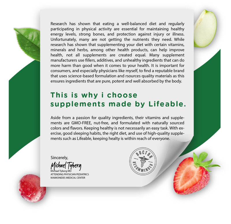 Lifeable Sugar Free Vitamin D 5000 IU - Great Tasting Natural Flavor Gummy Supplement - Gluten Free Vegetarian GMO-Free Chewable - for Immune Support and Bone Health - for Adults - 90 Gummies 90 Count (Pack of 1)