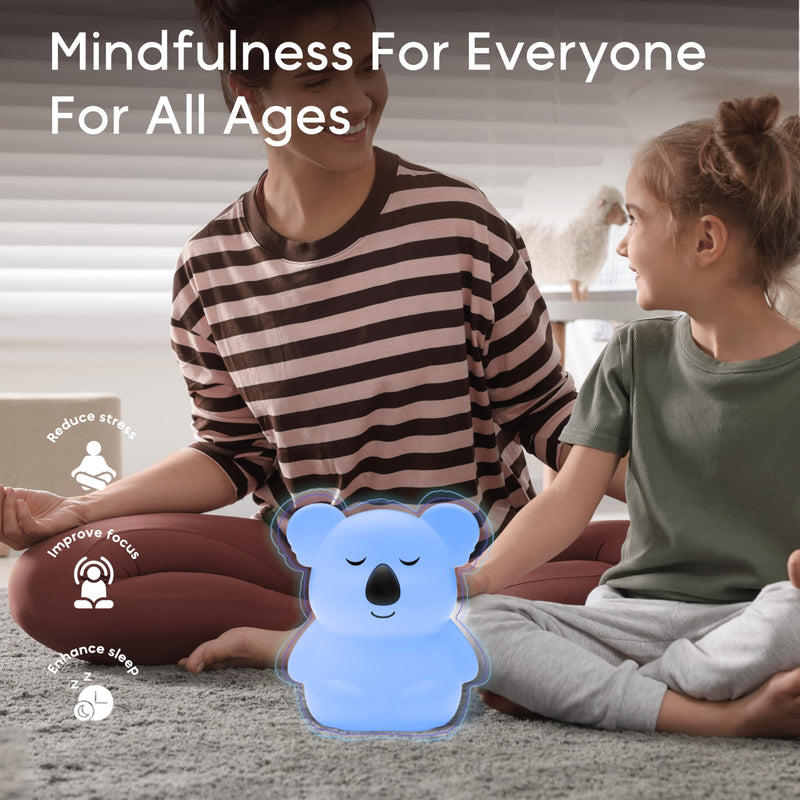 Breathing Pal 'Kyle'- Mindfulness Breathing Light, Anxiety Relief Items, Guided Visual Meditation Breathing Light, Anxiety Relief Items for ADHD/Meditation, Mindfulness Coach for Kids Adult Women Men Kyle (Koala) - BeesActive Australia