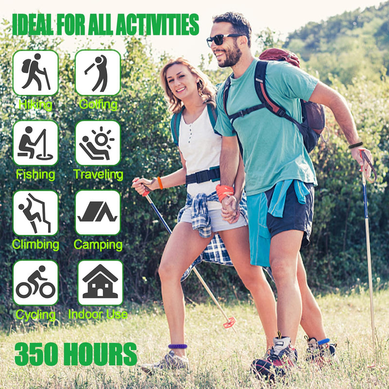 Mosquito Repellent Bracelets 20 Pack, Individually Wrapped Mosquito Repellent Bands with 60 Pcs Mosquito Repellent Stickers Patches, DEET Free Insect Bug Mosquito Repellent Wristbands for Adults Kids - BeesActive Australia