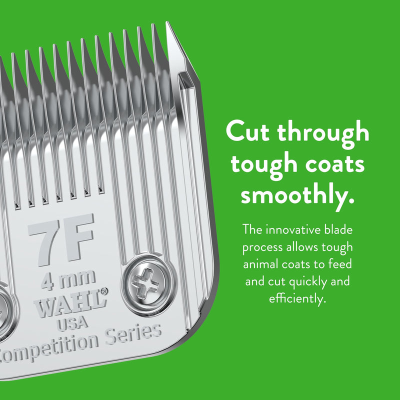 Wahl Professional Animal Competition Series Detachable Blade - 4/25-Inch Cut Length, 7F Full Medium (2368-100) - BeesActive Australia