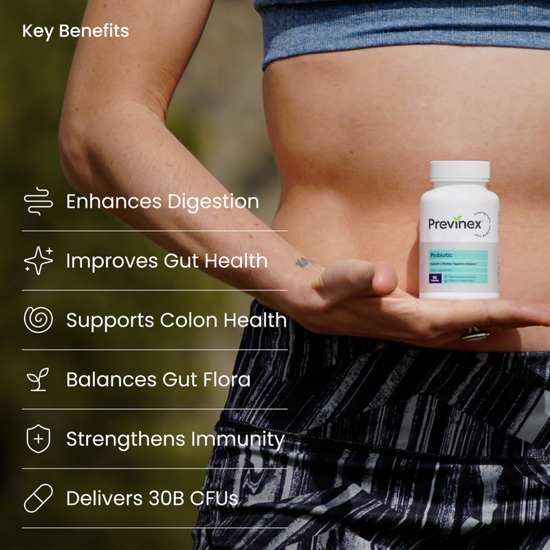 Probiotic - Advanced Strength Probiotics w/Prebiotics: 30B CFU's - Digestion, Post-Antibiotic, Colon Health, Gut Health & Immune System Support - Shelf Stable, Acid Resistant, High Potency
