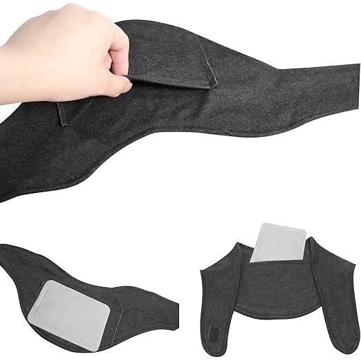 Dark Gray Neck Supporter with Cairo Pocket, Cold Protection, Neck Pad -  Australia