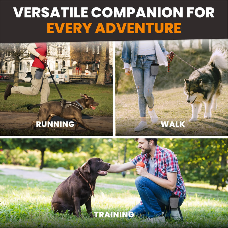 Dog Treat Pouch for Training - Puppy Treat Pouch with Water Proof Liner, Premium Dog Training Treat Pouch - Easy to Wear Dog Treat Pouches for Pet Training, Dog Treat Holder for Leash, Dog Travel Bowl - BeesActive Australia