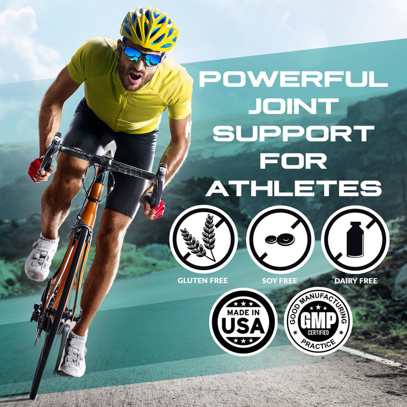 Granite Joint Care: Premium UC-II Collagen, Turmeric Curcumin C3, AKBA Boswellia + More - All-in-One Support for Joint Mobility, Comfort & Strength (60ct)
