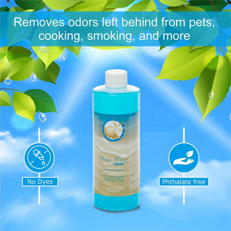 Sirena Vacuum Ocean Breeze Fragrance - Room Deodorizer - Removes pet and cooking odors - Smoke eliminator leaves you with clean Fresh Air - BeesActive Australia