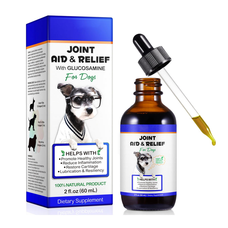 Dog Joint Aid & Relief Supplement – Arthritis Pain Relief for Dogs – Hip & Joint Care with Glucosamine & Chondroitin – Natural Beef Flavour – Relieves Joint Pain & Supports Mobility – Suitable for All
