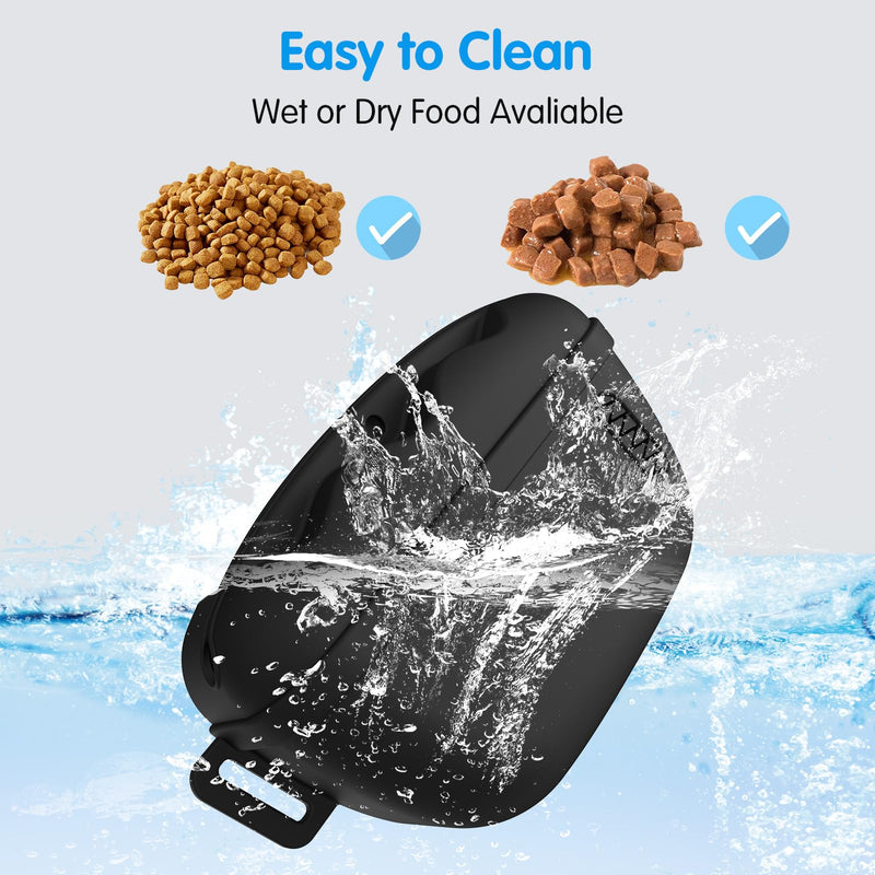 VIWIK 3 in 1 Dog Treat Pouch with Dog Waste Bag Dispenser & Training Clicker, Silicone Treat Bag with Waist Belt for Pet Training, Stronger Magnetic Closure Dog Training Treat Pouch for Walking Black - BeesActive Australia