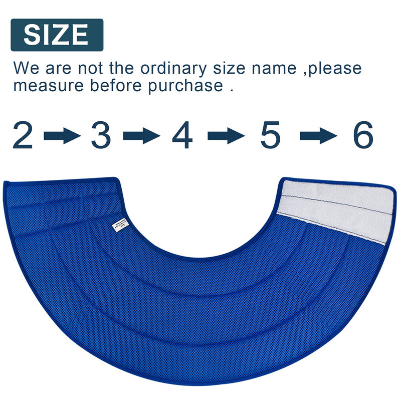 newsbirds Neck Collar for Dogs, Lightweight Comfortable Soft Recovery Elizabethan Collar for Pets, Adjustable Protective Collar for Dogs and Cats, Blue 5 Size 5 for Medium Dogs Blue - BeesActive Australia