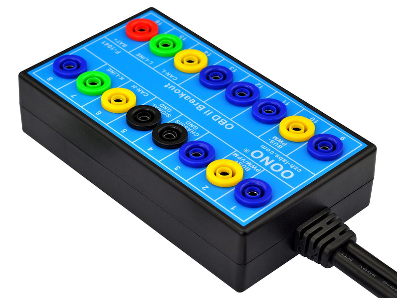 OBD-II Breakout Diagnostic Box, OBD2 Pinout Tester Detector - BeesActive Australia