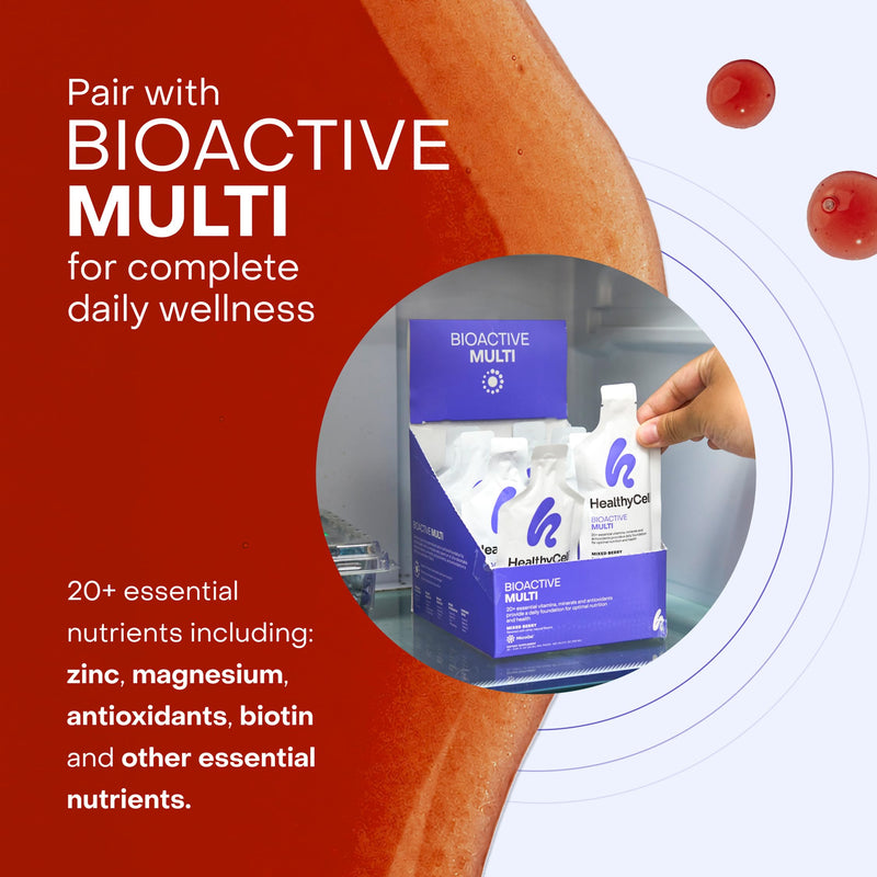 Healthycell Telomere Length Supplement - AC-11, Astragalus & Resveratrol | Anti-Aging Telomere Lengthening Supplements with Phytonutrients & Vitamins for Cellular Health - 30 Capsules, Grape Flavored Capsule