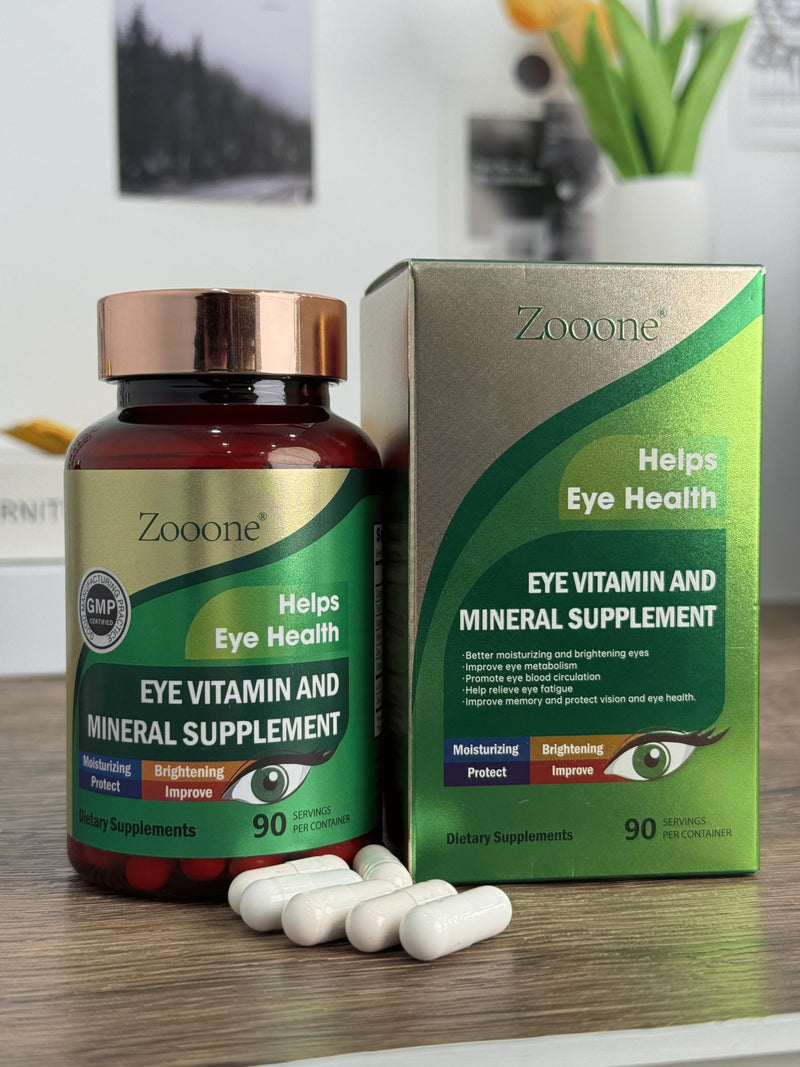 Lutein and Zeaxanthin Eye Vitamins, Eye Vitamin and Mineral Supplement with Vitamin C E Zinc Copper, Vision Support for Macular Degeneration, Eye Health Pills for Adults & Seniors, 90 Capsules 1 - BeesActive Australia
