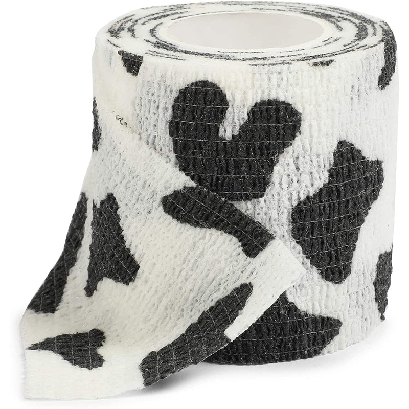 6 Rolls Self Adhesive Bandage Wraps, 2 Inch x 5 Yards Cohesive Vet Tape for First Aid (Animal Print) - BeesActive Australia