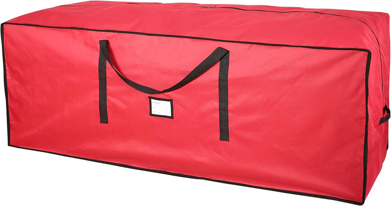 BALEINE 9 ft Christmas Tree Storage Bag, Heavy Duty 900D Oxford Fabric with Reinforced Handles and Dual Zippers Wide Opening, Extra Large Storage Container for Trees and Decorations (Red) Red - BeesActive Australia