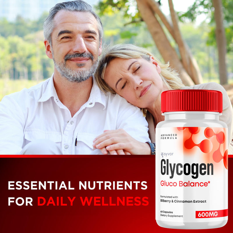 (3 Pack) Glycogen Balance Capsules, Supplement Formula Pills (180 Capsules)