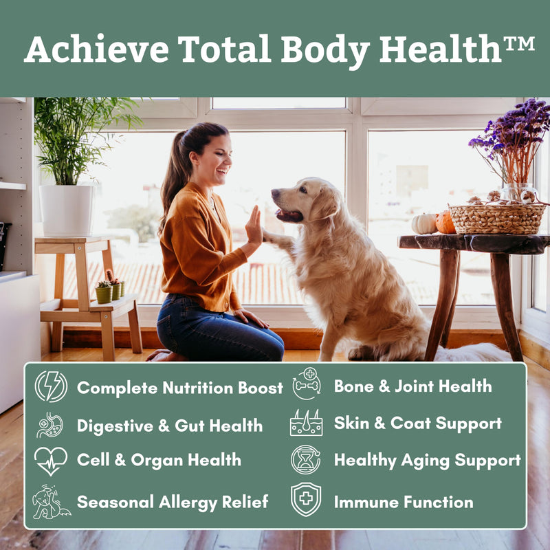 Wholistic Pet Organics Canine Complete & Feline Complete - Dog Vitamins and Cat Vitamins for Immune System, Skin, Coat & Overall Health