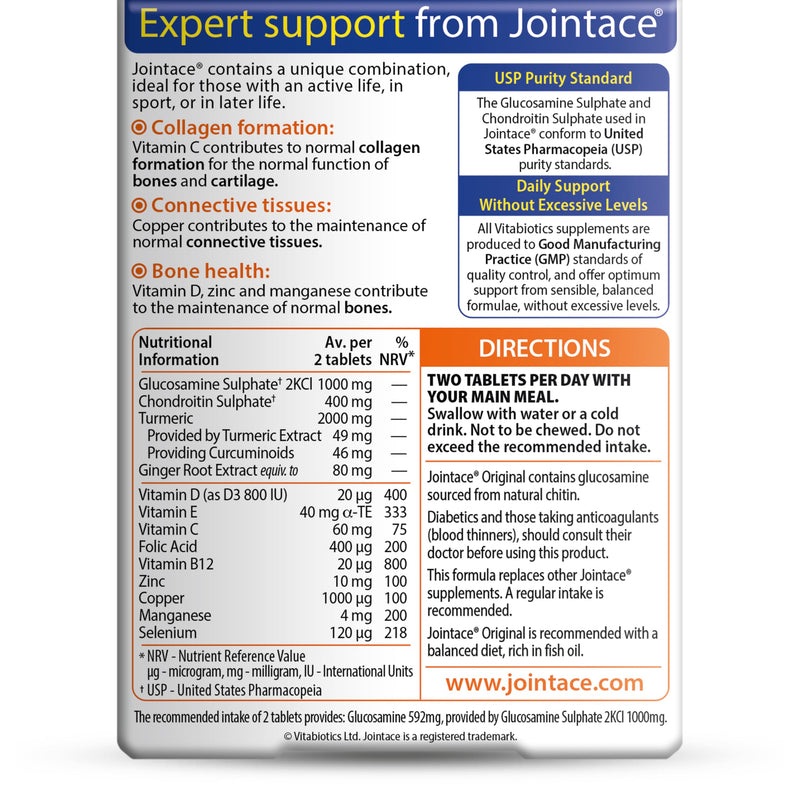 Vitabiotics Jointace Glucosamine & Chondroitin 30 Tablets