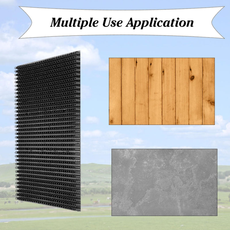 2 pcs Horse Cattle Scratchers, Horse Scratching Post, Soft Massage Brush Kit for Equine Bovine, Scratching Itch Relief Pad for Farm Animals Goat Sheep Cow Dog - BeesActive Australia