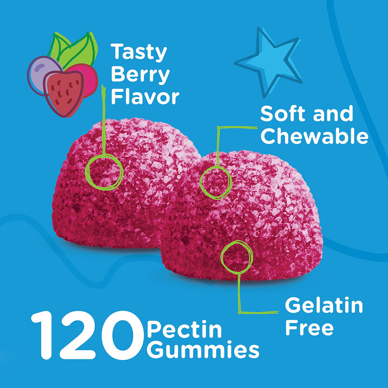 Viteey Vitamin D3 Kids Gummies 25mcg 1000 IU -Tasty Chewable Berry Flavored | Bone Health, Immune Health, Joint Muscle Support - Vegetarian, Gelatin Free, Gluten Free, GMO Free - 120 Count 120 Count (Pack of 1)