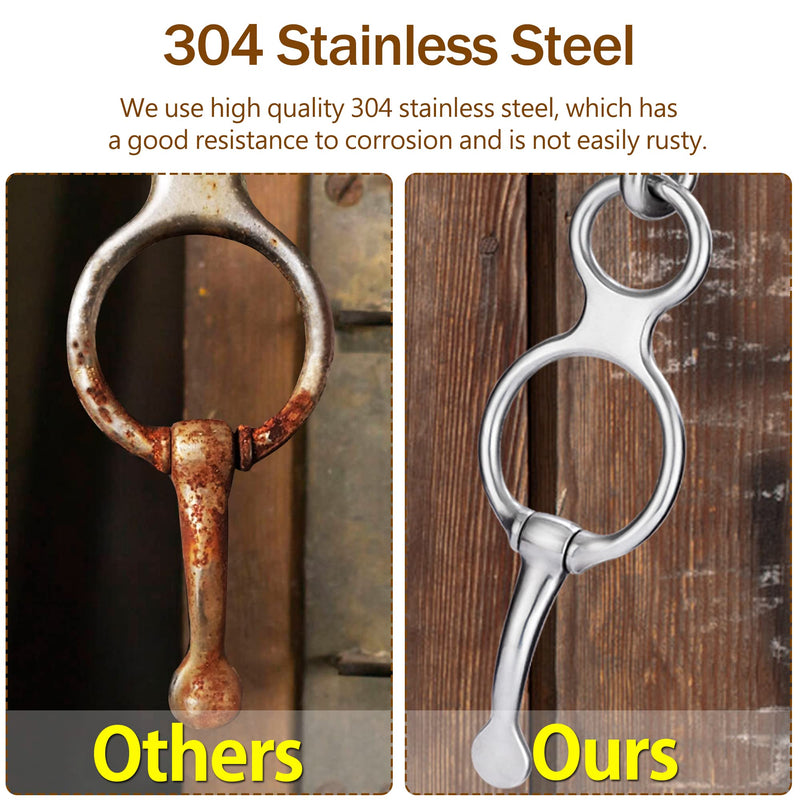 2PCS Horse Tie Ring, Safe Tie Horse Supplies, Humane Way Tie Ring, Magnetic Ring for Tying and Retracting, Helps Horse Pull Back and Releases Stress from The Horse 2-Packs - BeesActive Australia