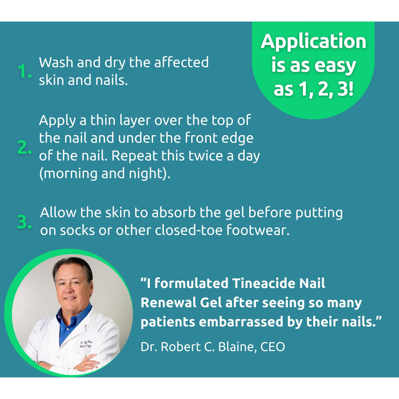 Nail Renewal Gel, Discoloration, Thickened Nails, Cracking, Brittle Nails, Fast 2-Day Results - BeesActive Australia
