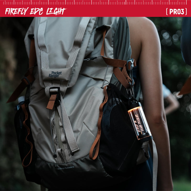 VSGO Pocket Ranger Firefly 5-in-1 Rechargeable Camping Lantern – EDC Headlamp, Mini Flashlight, Ambient & Signal Light, Waterproof & Lightweight for Hiking, Outdoor & Emergency (Black) Black - BeesActive Australia
